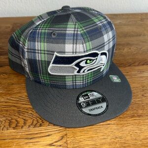 Official NFL Seattle Seahawks snapback hat by New Era.